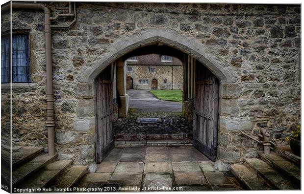 GATES TO ANOTHER PLACE Canvas Print by Rob Toombs