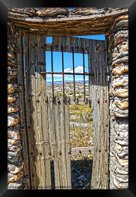 Door to Nowhere Framed Print by Digby Merry