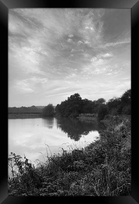 Ulley Reservoir Near Rotherham,South Yorkshire Framed Print by Darren Galpin