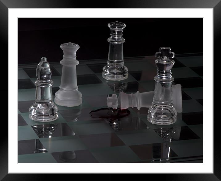 Check Mate Framed Mounted Print by Andrew Cundell