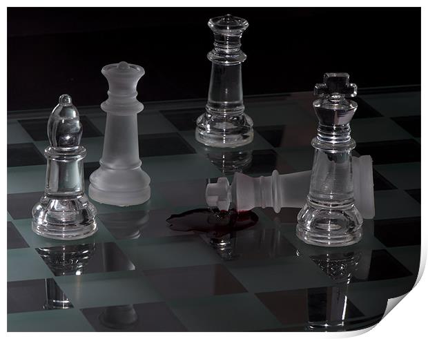 Check Mate Print by Andrew Cundell