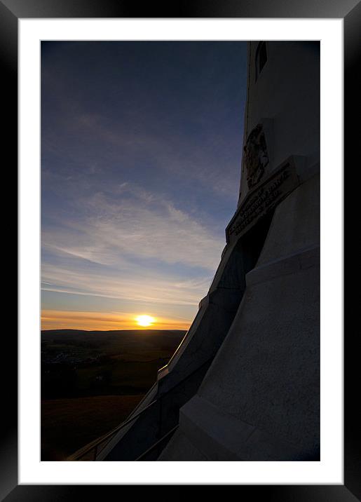 Hoad by Sunset Framed Mounted Print by Andrew Cundell