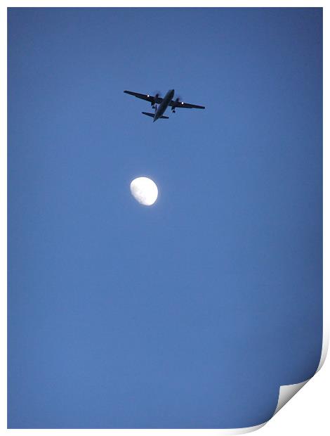 Fly Me to the Moon Print by Ursula Keene