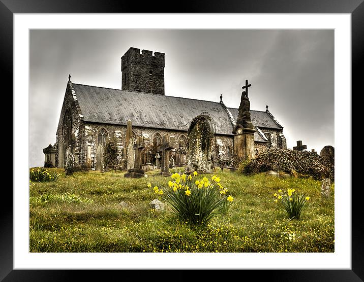 Saint Andrews Church Narberth Framed Mounted Print by Simon West