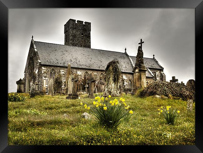 Saint Andrews Church Narberth Framed Print by Simon West