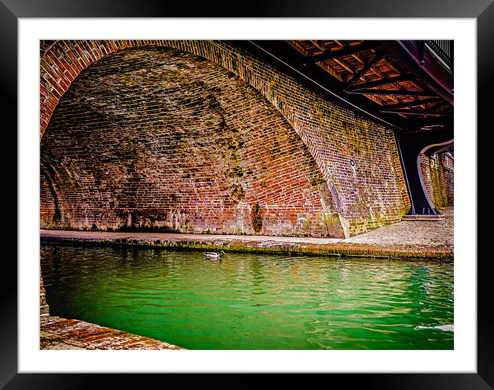 Hungerford Bridges Framed Mounted Print by Mark Llewellyn