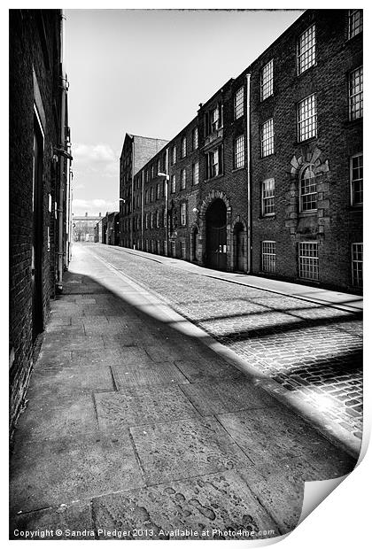 Ancoats Manchester Print by Sandra Pledger
