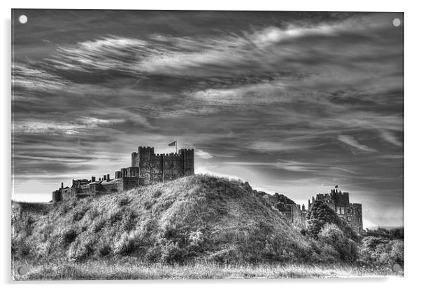 Dover Castle Acrylic by Jason Green