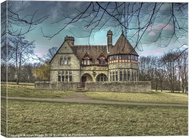 The Choristers House Canvas Print by Allan Briggs