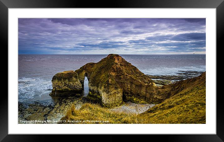 Flamborough Head Framed Mounted Print by Angie Morton