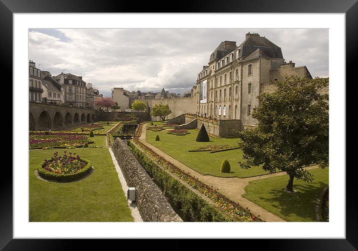 City of Vannes, Brittany, France Framed Mounted Print by Simon Armstrong