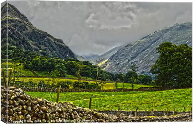 Ennerdale The Lakes Canvas Print by Ade Robbins