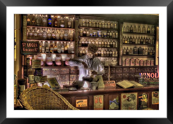 The Apothecary Framed Mounted Print by Dean Messenger