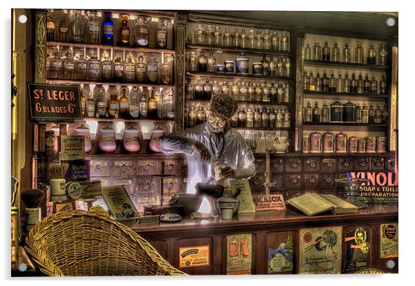 The Apothecary Acrylic by Dean Messenger