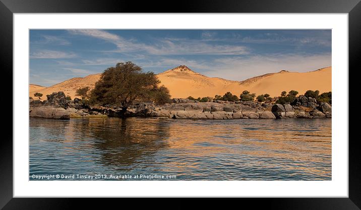 The Western Desert Framed Mounted Print by David Tinsley