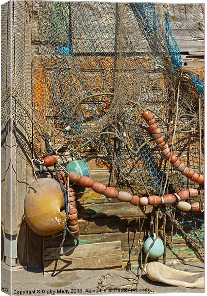 Nets and floats 2 Canvas Print by Digby Merry