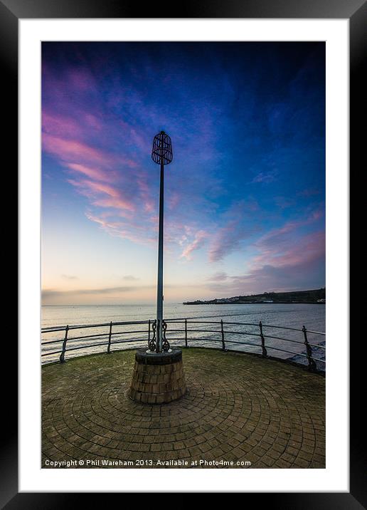 End of the Jetty Framed Mounted Print by Phil Wareham