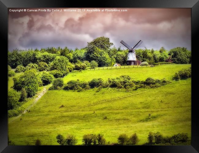 Cobstone Windmill - Turville Framed Print by Colin Williams Photography