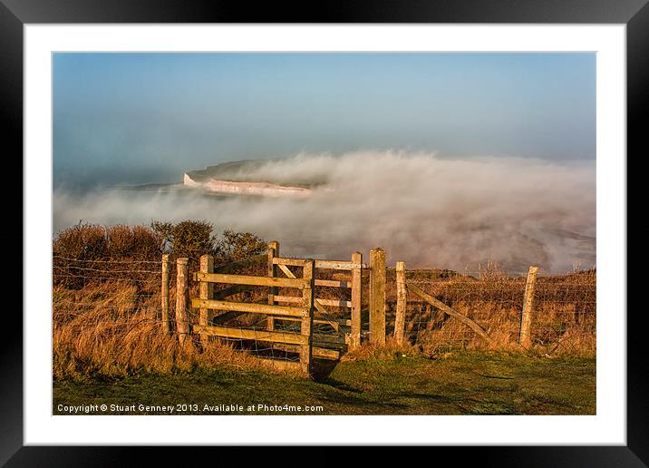 Misty Cuckmere Haven Framed Mounted Print by Stuart Gennery