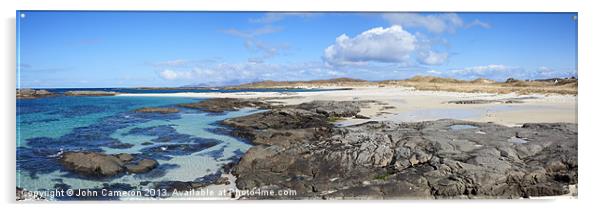 Sanna Bay. Acrylic by John Cameron