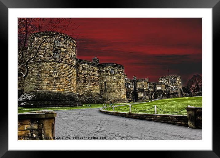 Under Blood Red Skies Framed Mounted Print by Ade Robbins