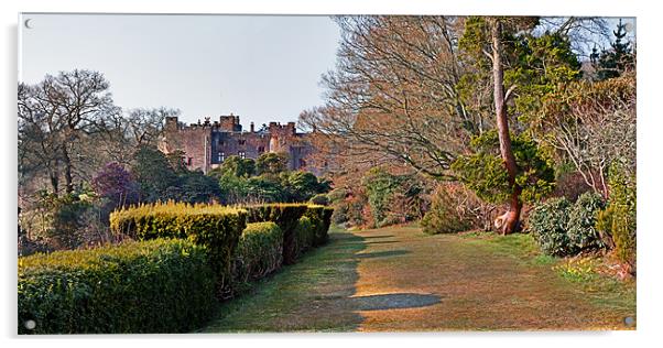 Georgian Terrace at Muncaster Castle Acrylic by Roger Green