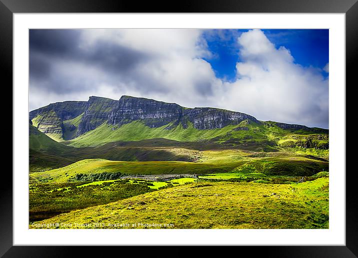The Quiraing 3 Framed Mounted Print by Chris Thaxter