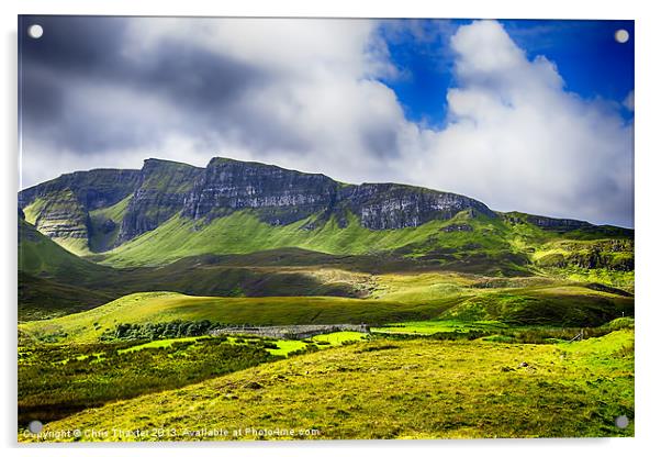 The Quiraing 3 Acrylic by Chris Thaxter