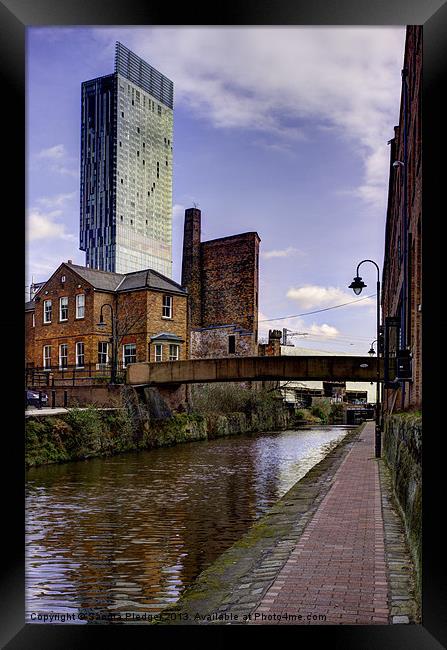 Rochdale Canal Castlefield Framed Print by Sandra Pledger