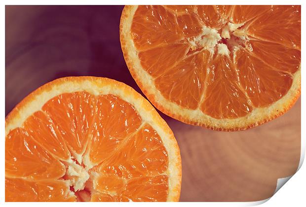 Orange Print by Sam Burton