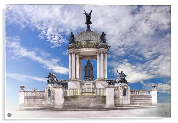 Victoria monument, Liverpool Acrylic by Rob Lester
