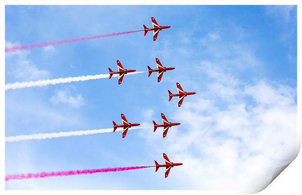 The Red Arrows Print by Hippy Soul