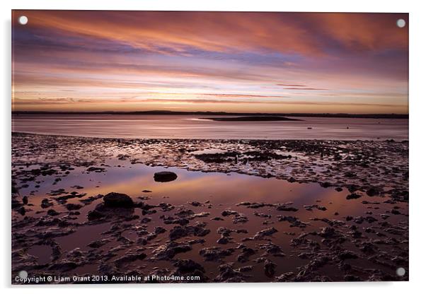Dawn Sky, Wells-next-the-sea, North Norfolk Coast, Acrylic by Liam Grant