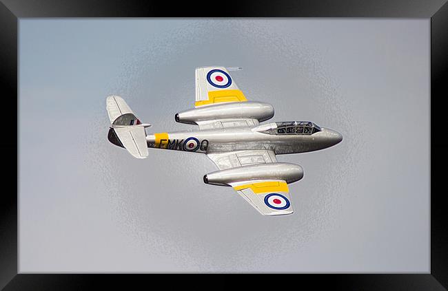The Gloster Meteor FMKQ Framed Print by Hippy Soul