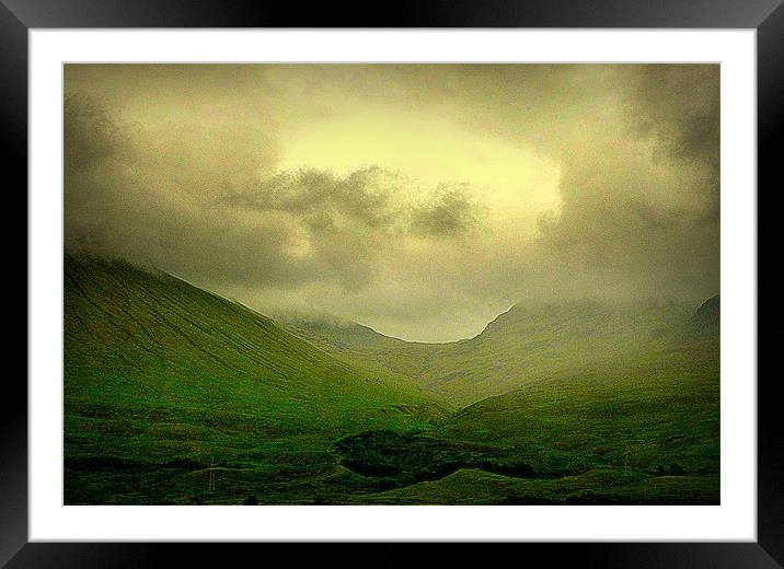 highland mood Framed Mounted Print by dale rys (LP)