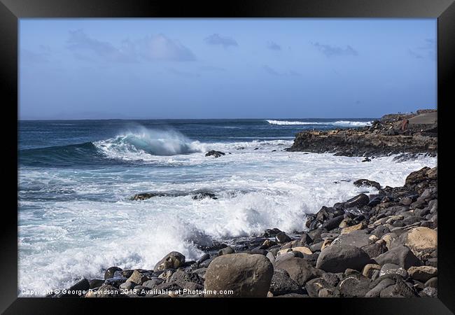 Sea Breeze Framed Print by George Davidson