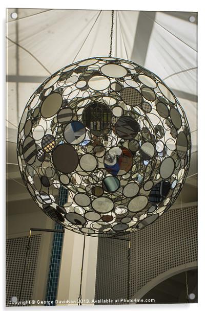 Glitterball Acrylic by George Davidson