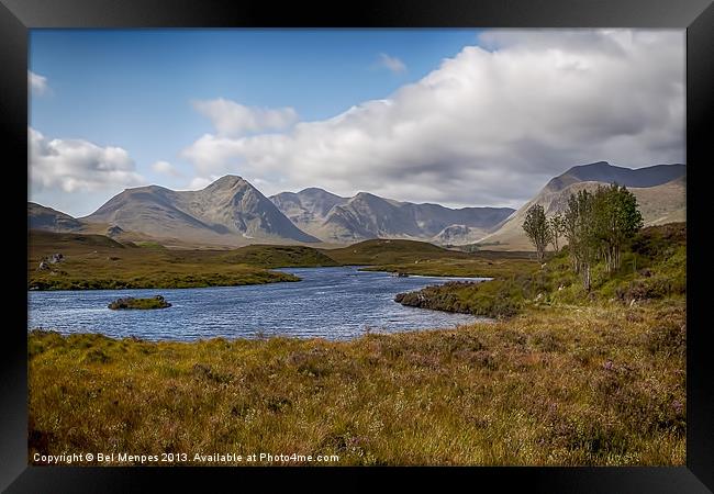 Lochan na h-Achlaise Framed Print by Bel Menpes