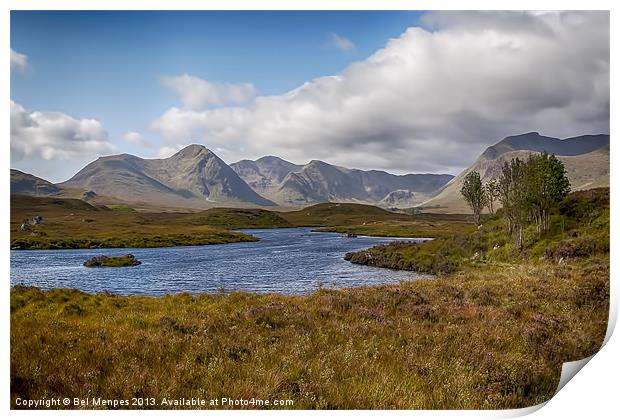 Lochan na h-Achlaise Print by Bel Menpes