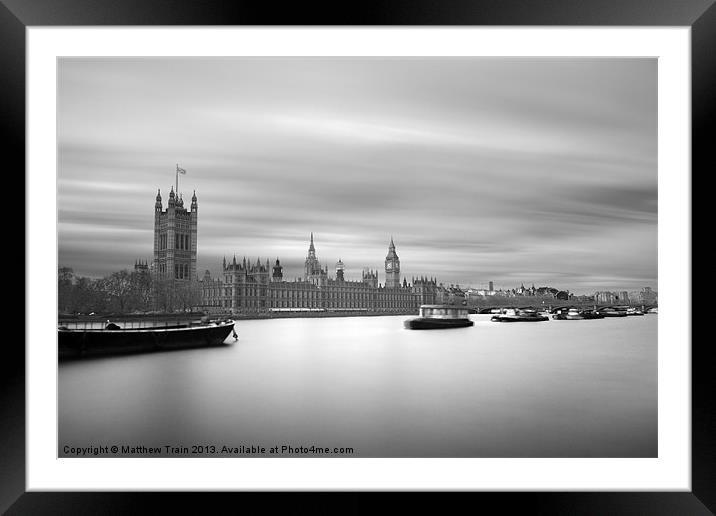 Peaceful Parliament #2 Framed Mounted Print by Matthew Train