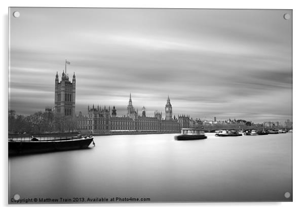 Peaceful Parliament #2 Acrylic by Matthew Train