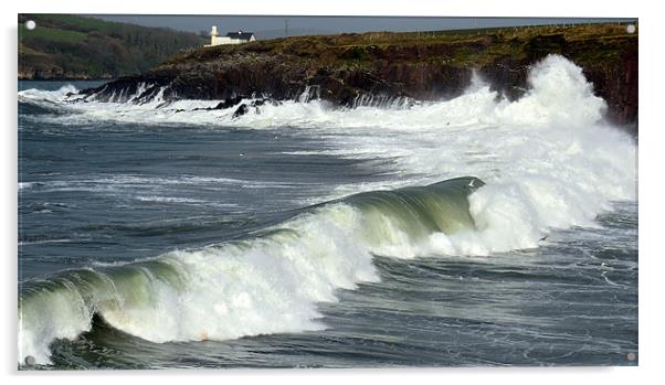 Big swell Acrylic by barbara walsh