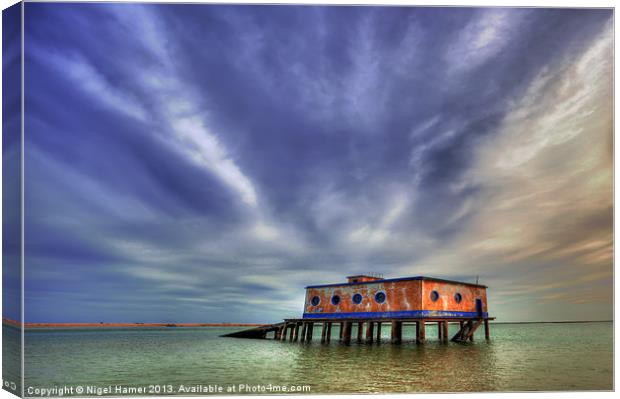 Lifeboat House Canvas Print by Wight Landscapes