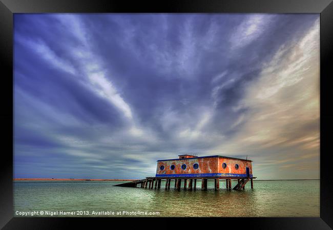 Lifeboat House Framed Print by Wight Landscapes