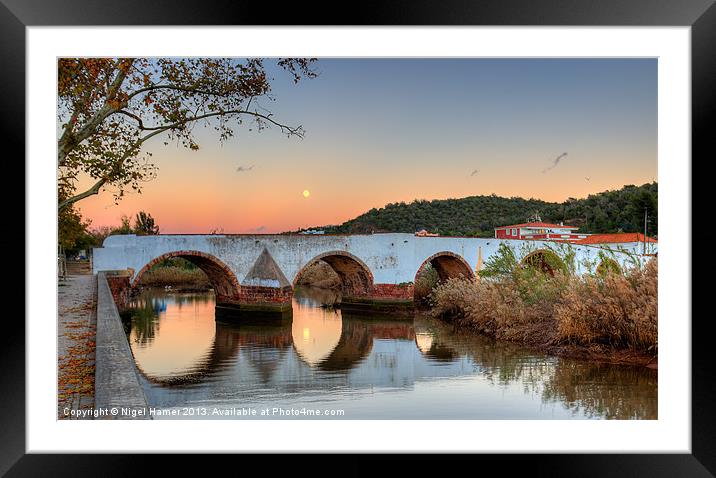Moon River Framed Mounted Print by Wight Landscapes