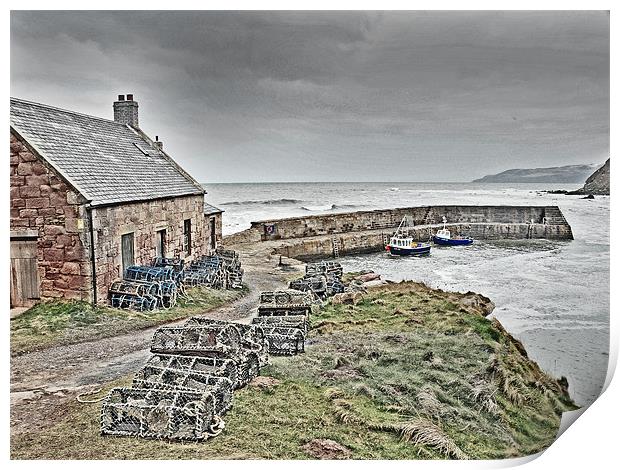 Old Harbour Print by Jack Byers