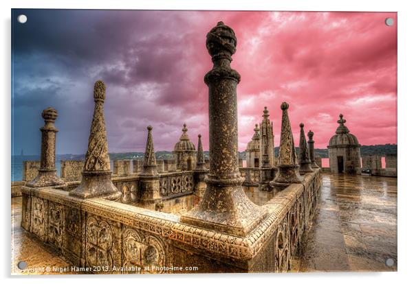 Tower of Belem Acrylic by Wight Landscapes