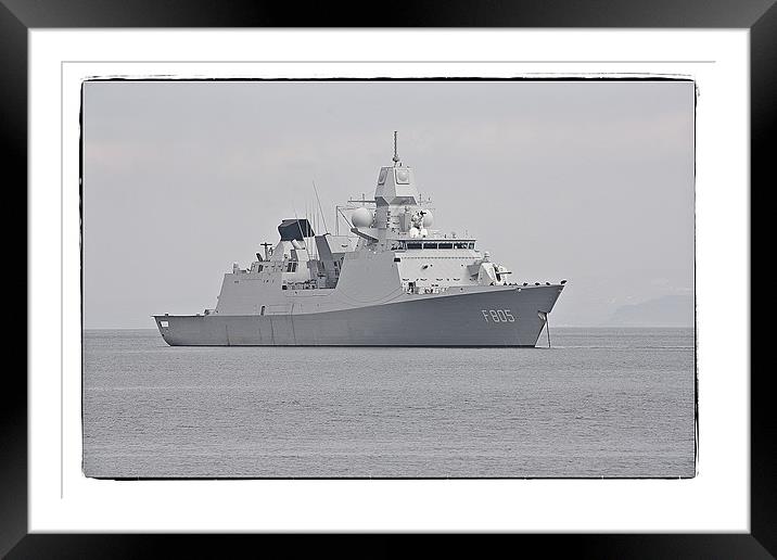 HNLMS Evertsen (F805) Framed Mounted Print by jane dickie