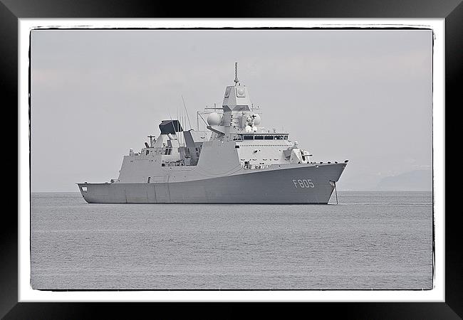 HNLMS Evertsen (F805) Framed Print by jane dickie