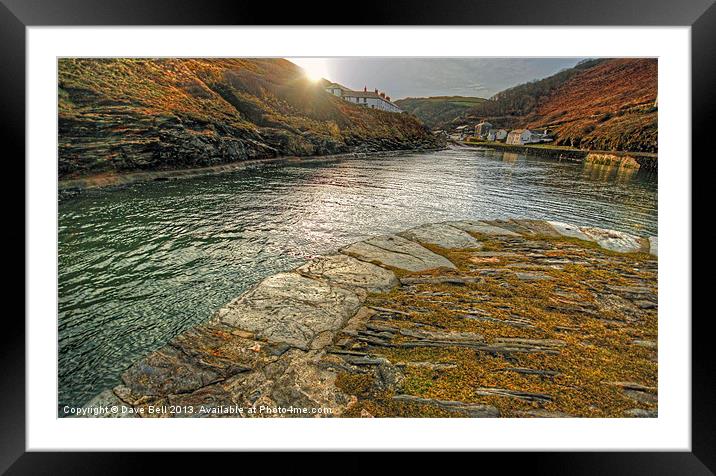 Boscastle Cornwall Framed Mounted Print by Dave Bell